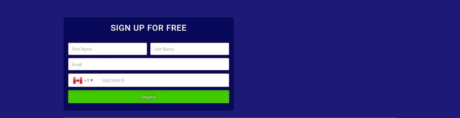 Quantum-AI sign-up